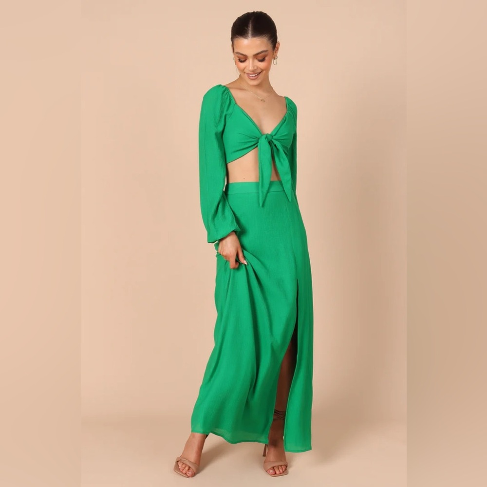 CLAUDIA TWO PIECE SET - GREEN